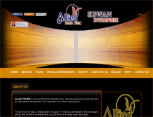 Tablet Screenshot of alliedtour.com